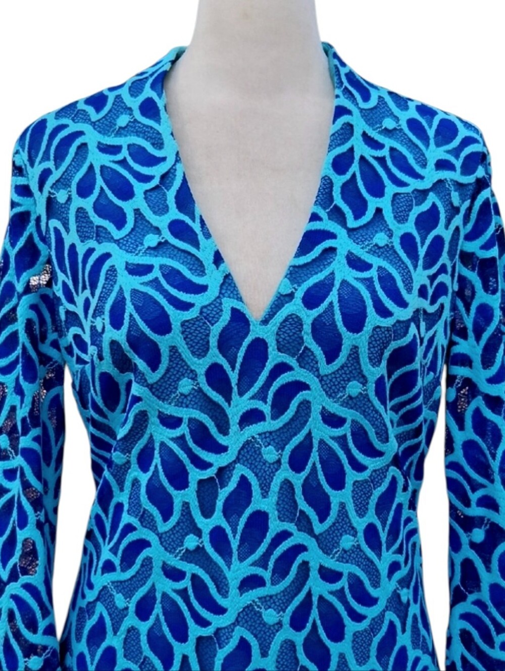 Lilly Pulitzer Blue Patterned Mini Dress - Picture 8 of 16